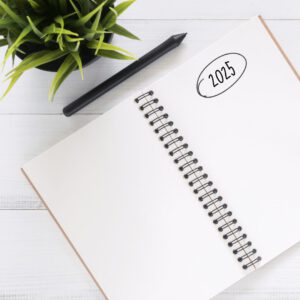 Notizbuch für Jahresplanung 2025