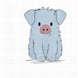 Zeichnung Schweinehund