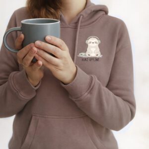 Hoodie Faultier - kurz offline