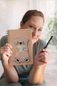 Notizbuch Otter, Geschenk