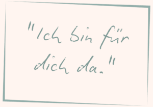 Ich bin für dich da - Geschenkideen zum Trost spenden