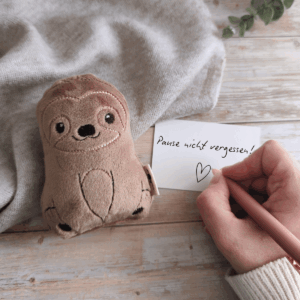 Geschenke zum Entspannen - Kleines Plüsch Faultier