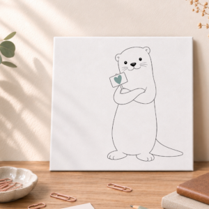 Fotokachel-Mutmach-Otter